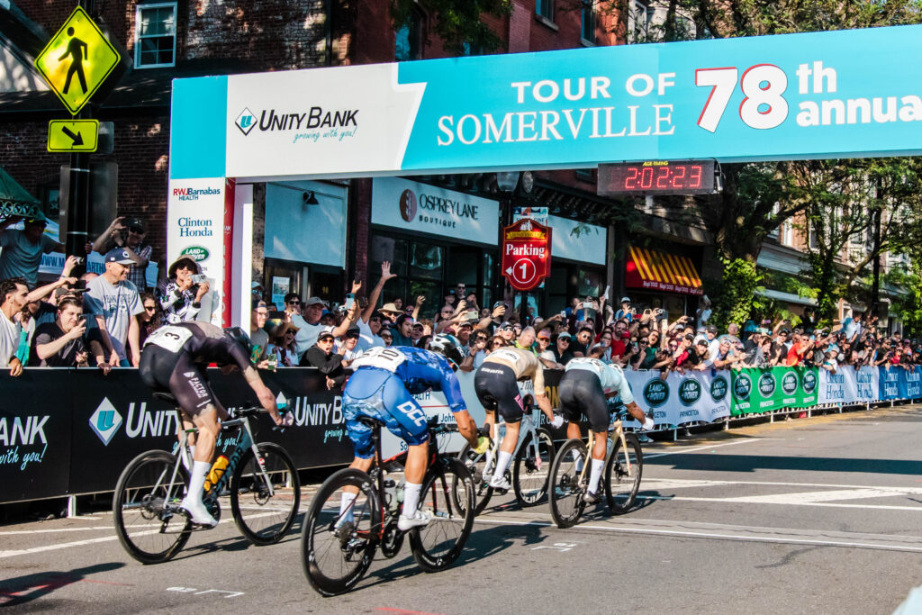 2023 Tour of Somerville Pro Men's Finish. Photo by Willow Munson